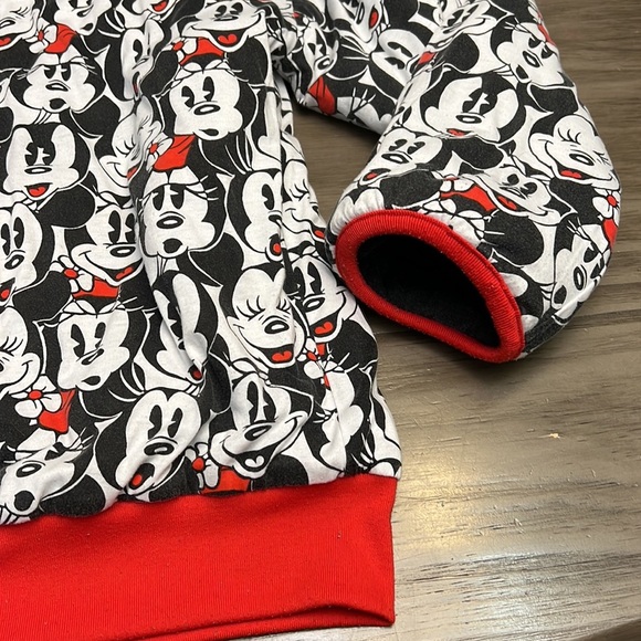 VTG 90βS DISNEY MINI MOUSE REVERSIBLE PUFFER SWEATER - Picture 13 of 17